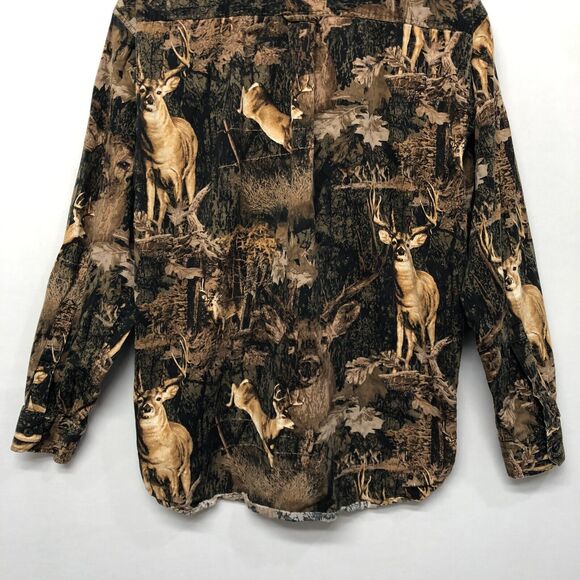 Red Head Men Long Sleeve Camo Camouflage Button Shirt Top Size Large B324 -5 - Picture 14 of 14